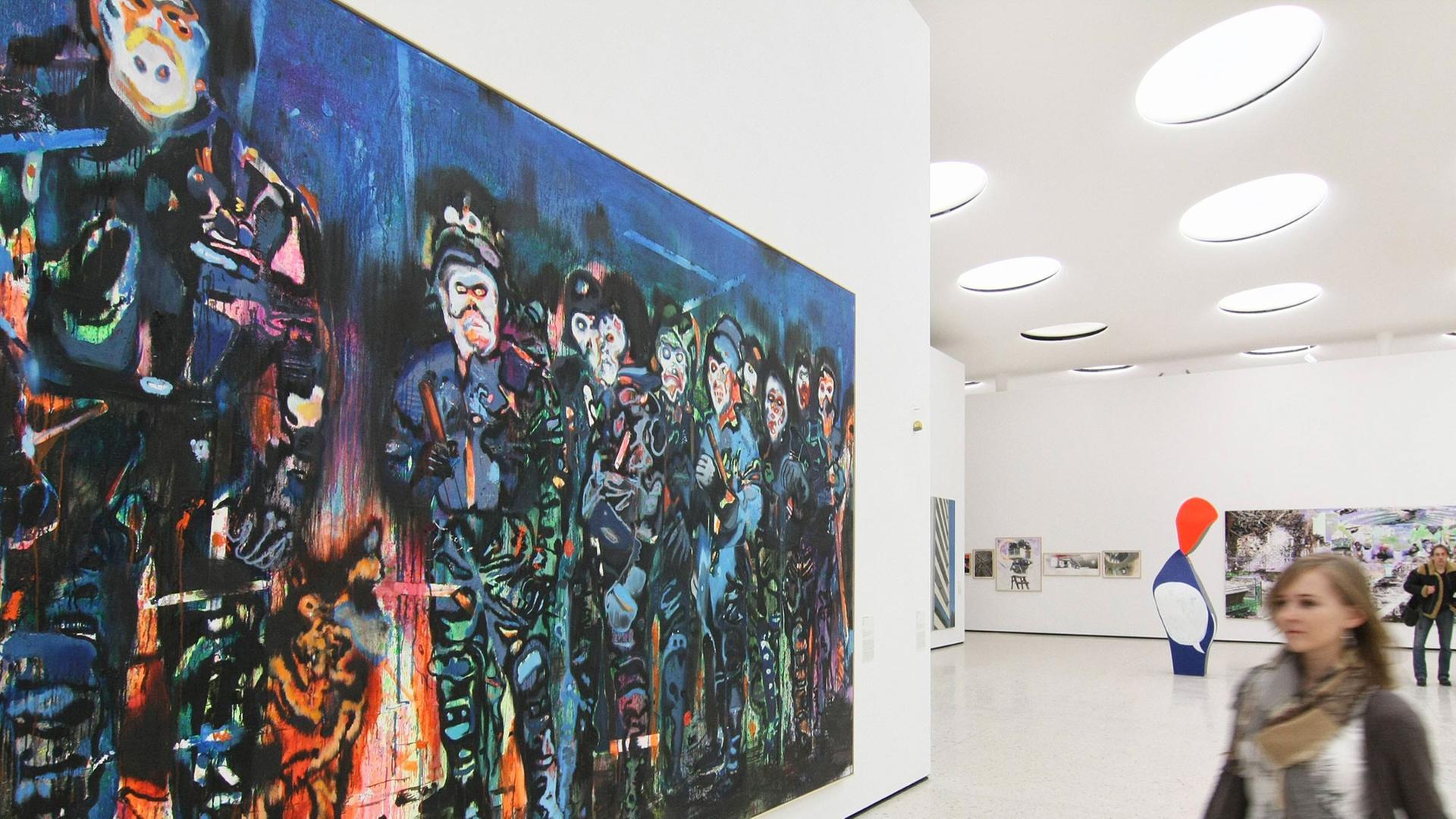 "Horde" von Daniel Richter im Frankfurter Städel Museum "Horde" von Daniel Richter im Frankfurter Städel Museum