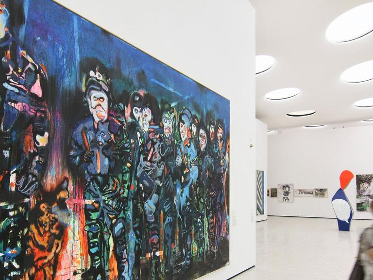 "Horde" von Daniel Richter im Frankfurter Städel Museum