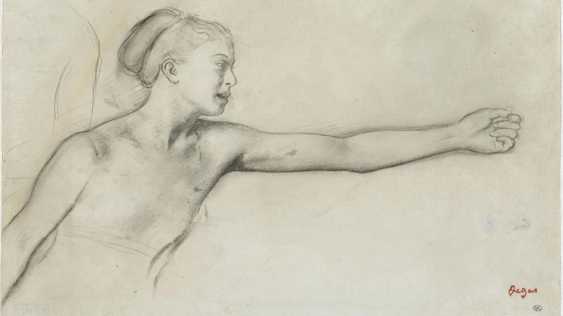 Edgar Degas Bild: "Jeune fille spartiate" Edgar Degas Bild: "Jeune fille spartiate"