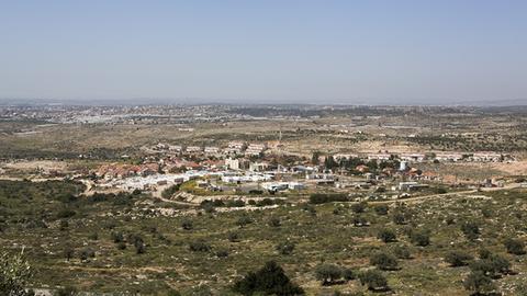 Die jüdische Siedlung Avnei Hefetz bei Tulkarem im Westjordanland.