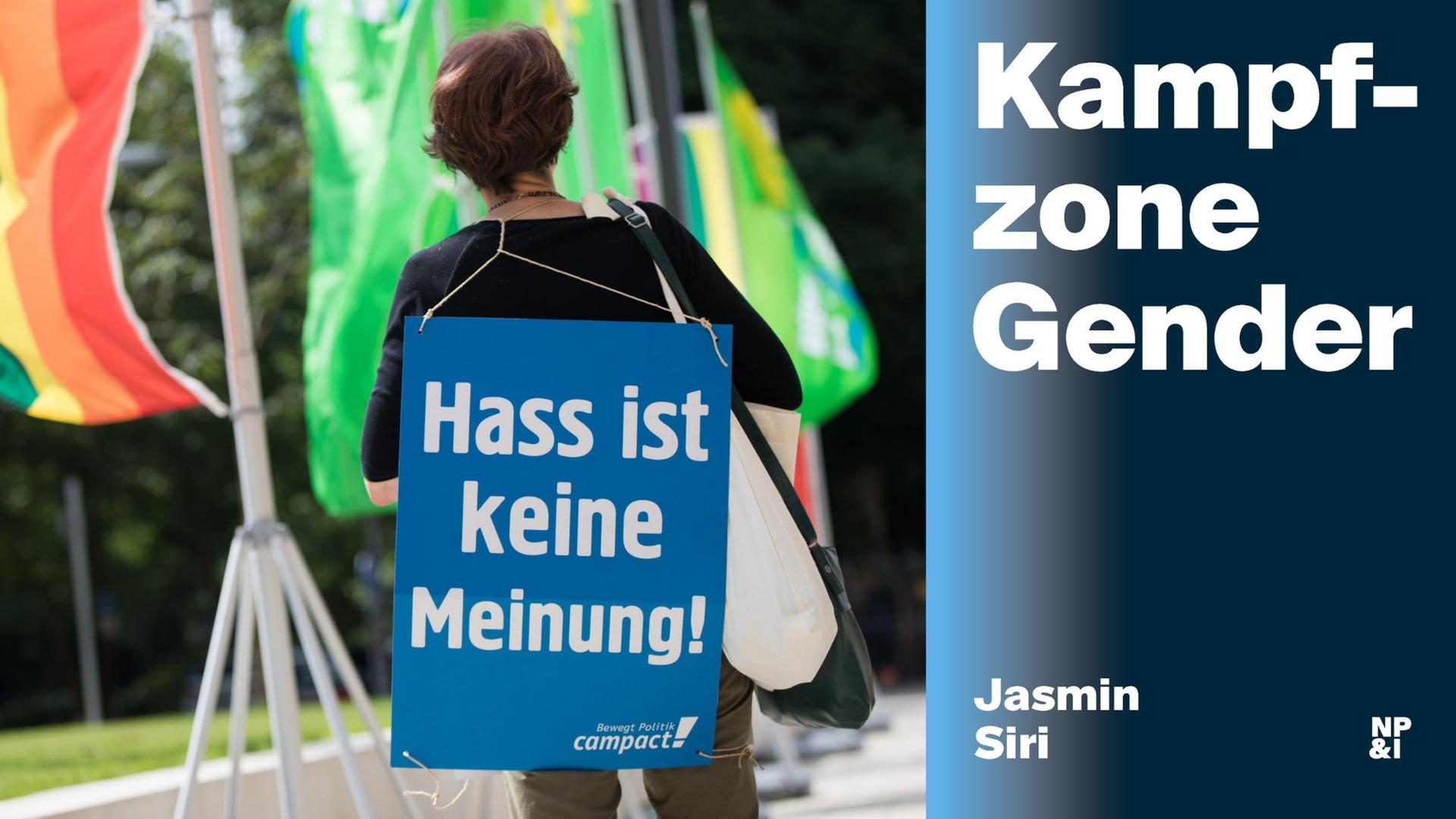 Buchcover: Jasmin Siri: „Kampfzone Gender. Über die Politisierung wissenschaftlicher Expertise“ Buchcover: Jasmin Siri: „Kampfzone Gender. Über die Politisierung wissenschaftlicher Expertise“