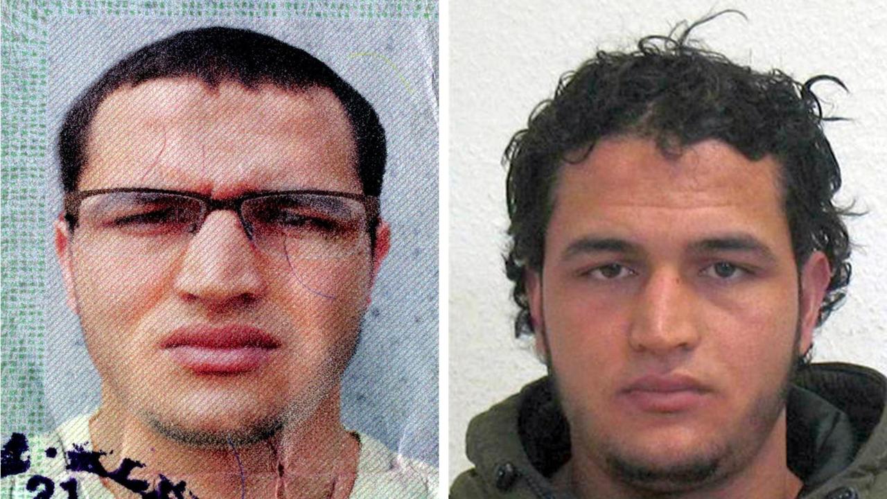 Die Bildkombo zeigt die vom Bundeskriminalamt veröffentlichten Fahndungsfotos des mutmaßlich tunesischen Verdächtigen Anis Amri. Die Bildkombo zeigt die vom Bundeskriminalamt veröffentlichten Fahndungsfotos des mutmaßlich tunesischen Verdächtigen Anis Amri.