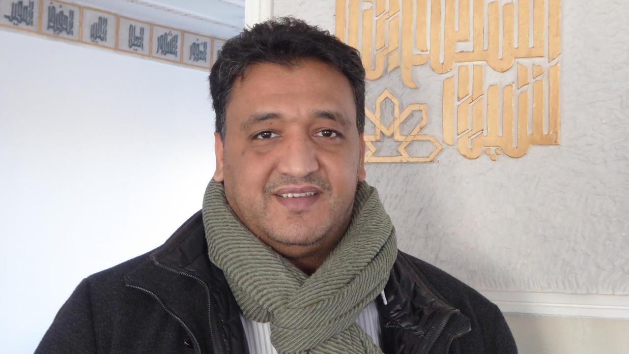Porträt des Moscheedirektors Abdelaziz El Jaouhari.
