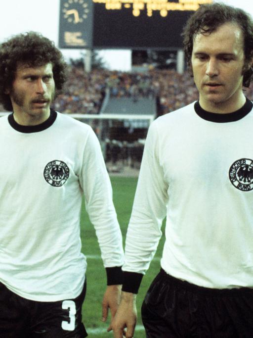Paul Breitner und Franz Beckenbauer bei der WM 1972