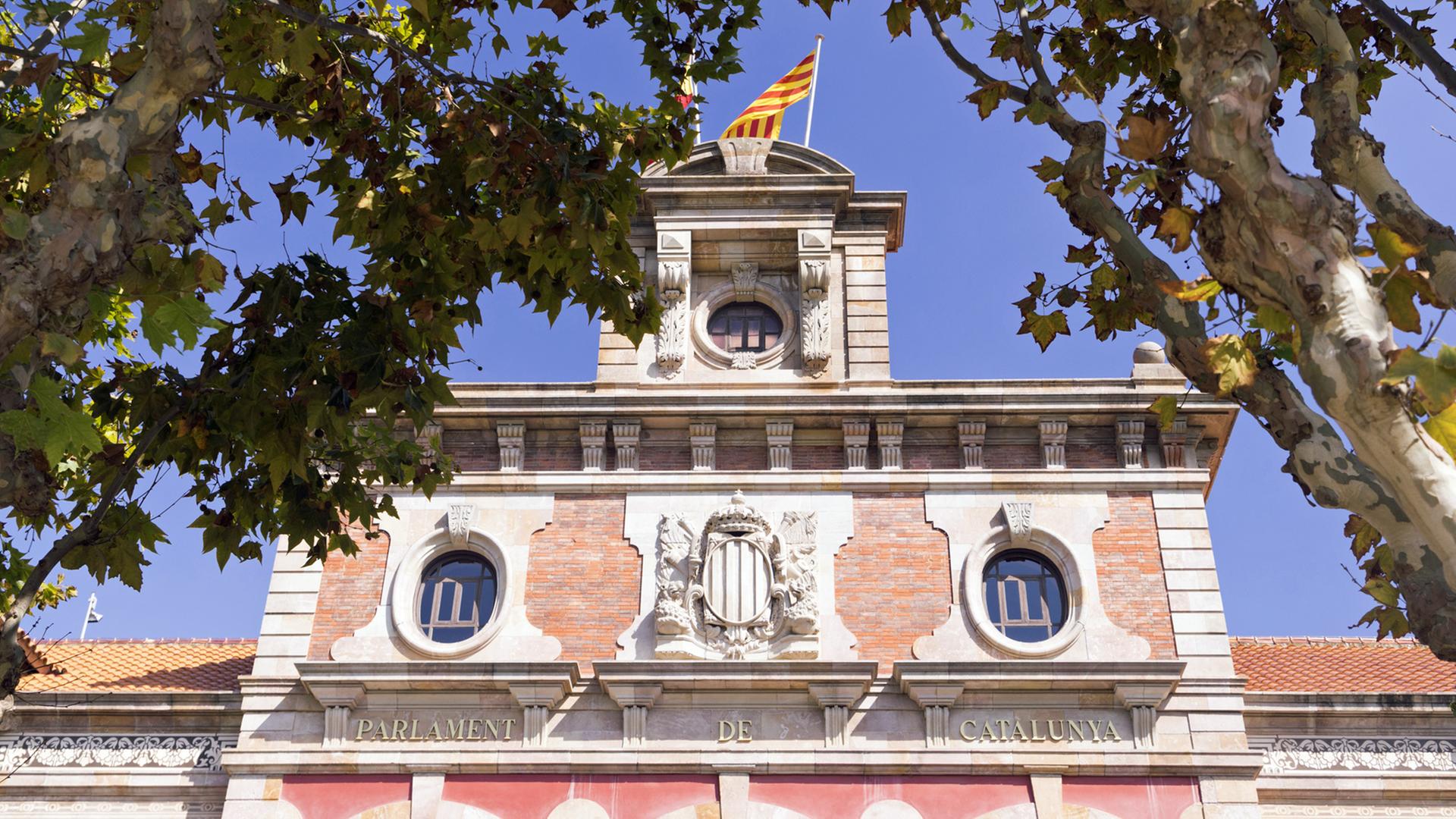 Das Gebäude des katalanisches Parlaments in Barcelona