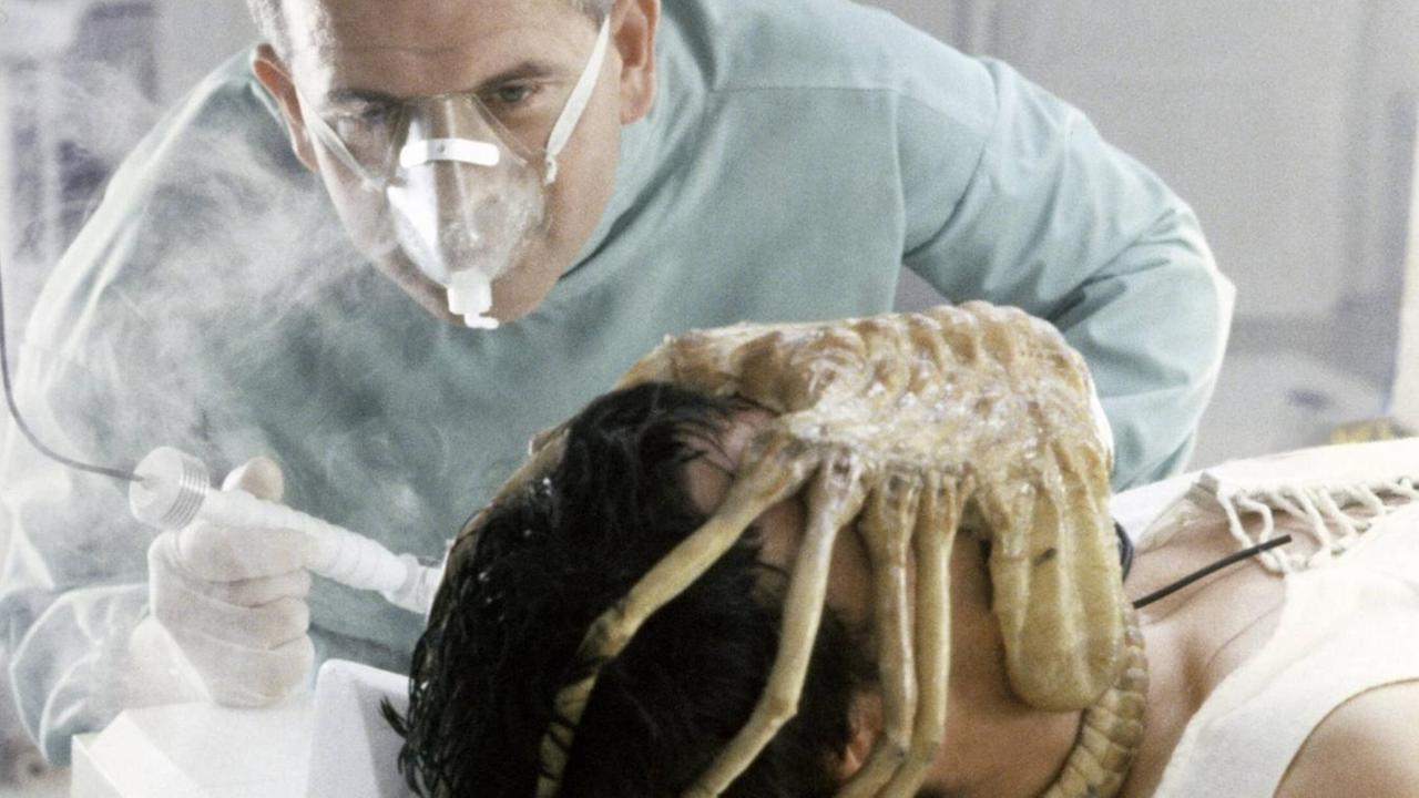 Eine Szene aus dem Film "Alien" von Ridley Scott
