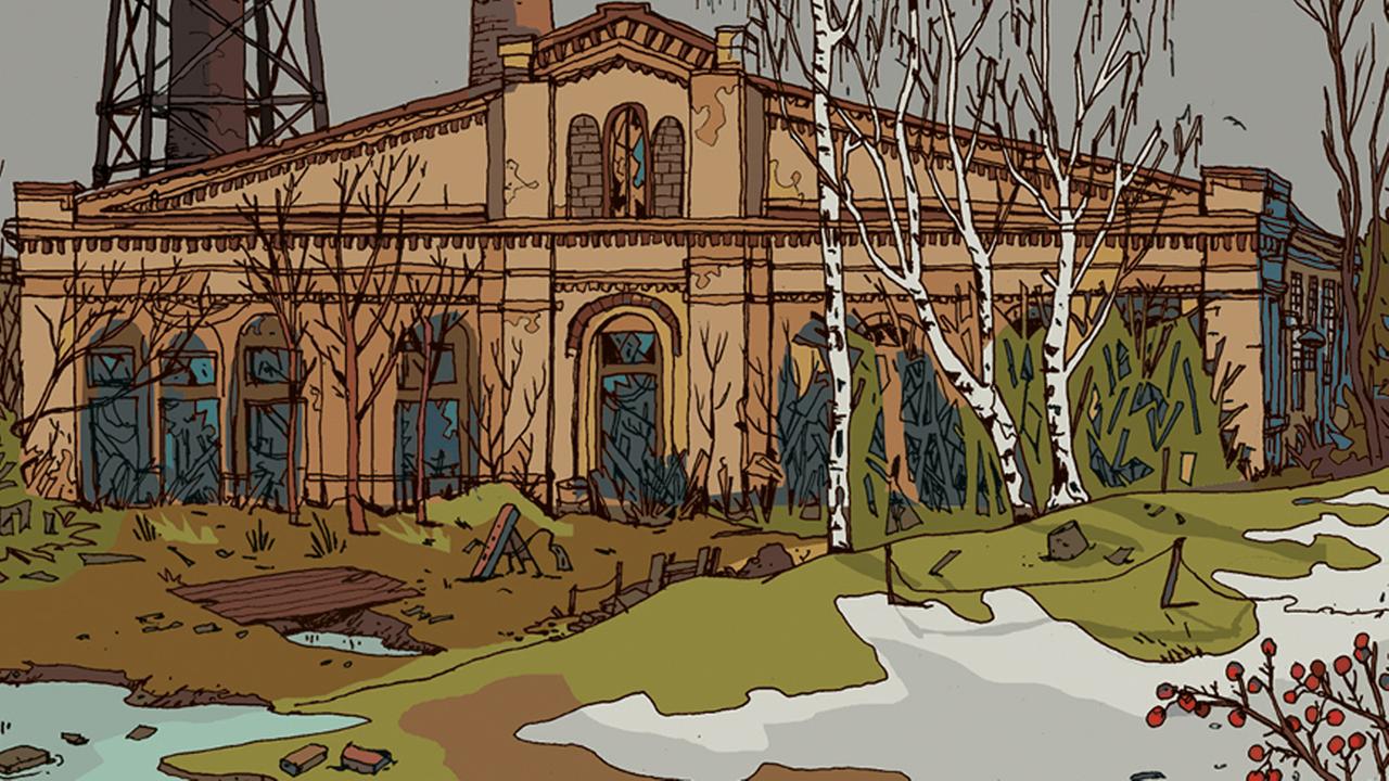 Bild aus der Graphic Novel "Gleisdreieck" von Jörg Ulbert und Jörg Mailliet (Illustrator), erschienen im Berlin Story Verlag Bild aus der Graphic Novel "Gleisdreieck" von Jörg Ulbert und Jörg Mailliet (Illustrator), erschienen im Berlin Story Verlag