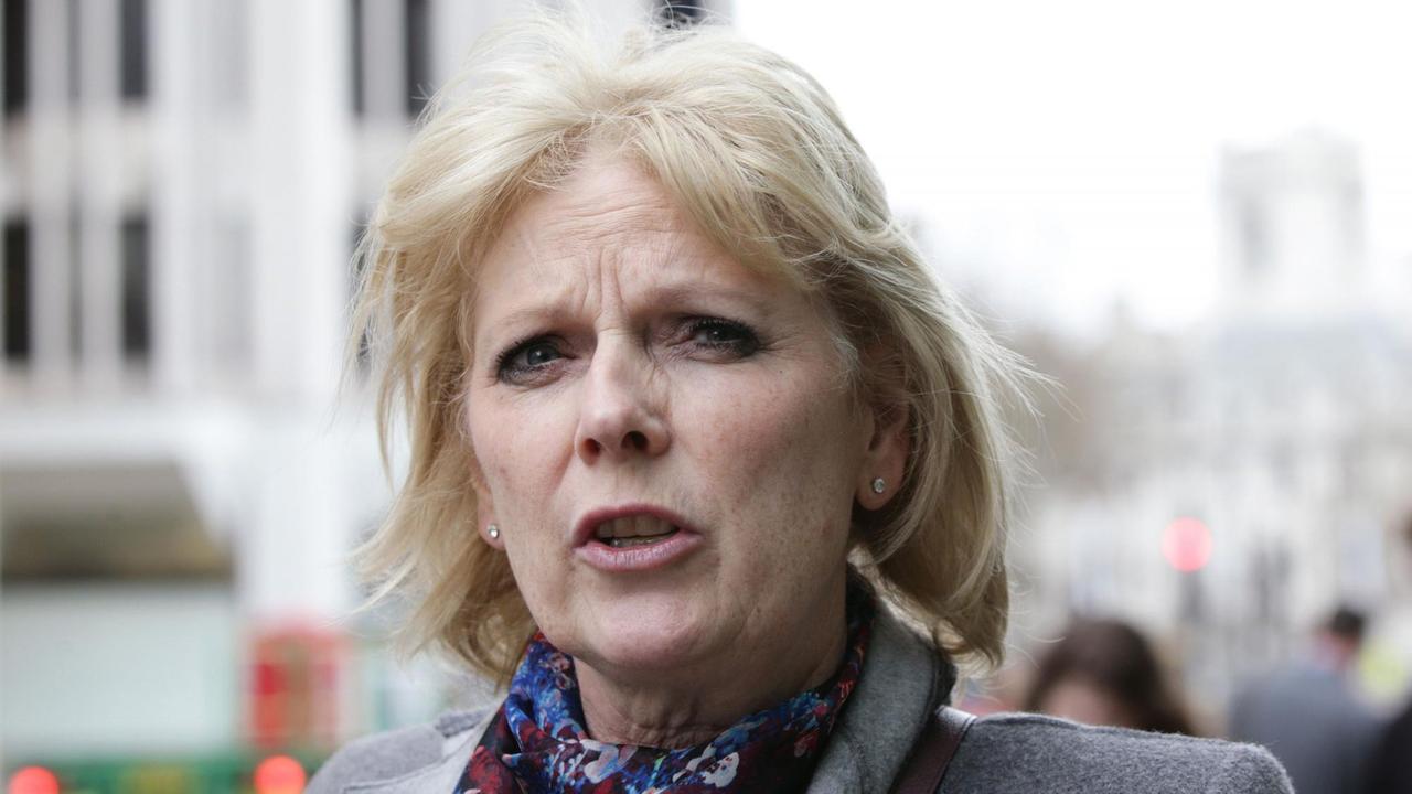 Die britische Politikerin Anna Soubry Die britische Politikerin Anna Soubry