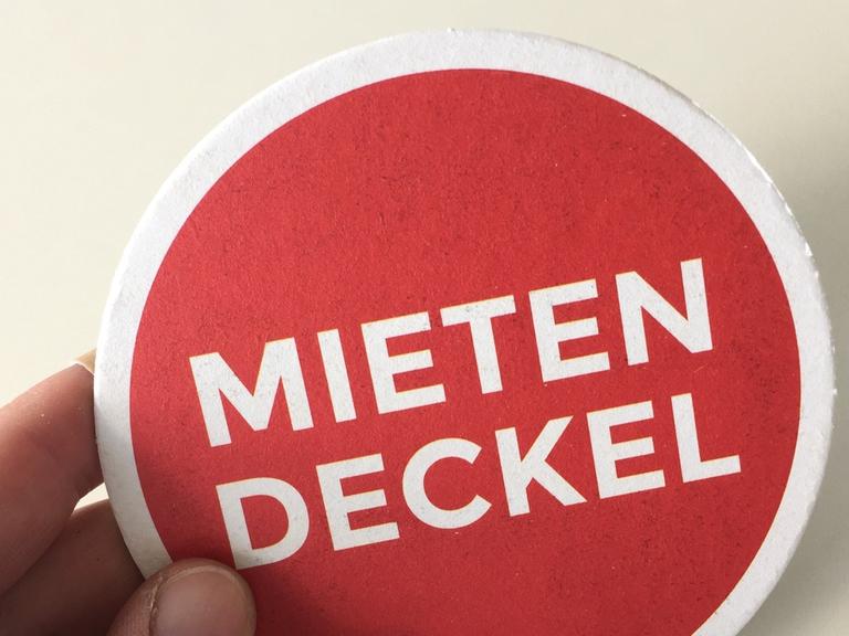 Bierdeckel, ausgegeben von der Berliner SPD