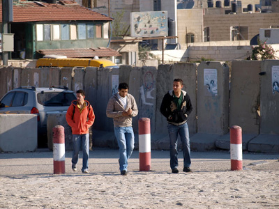 Checkpoint an der Grenze zum Westjordanland