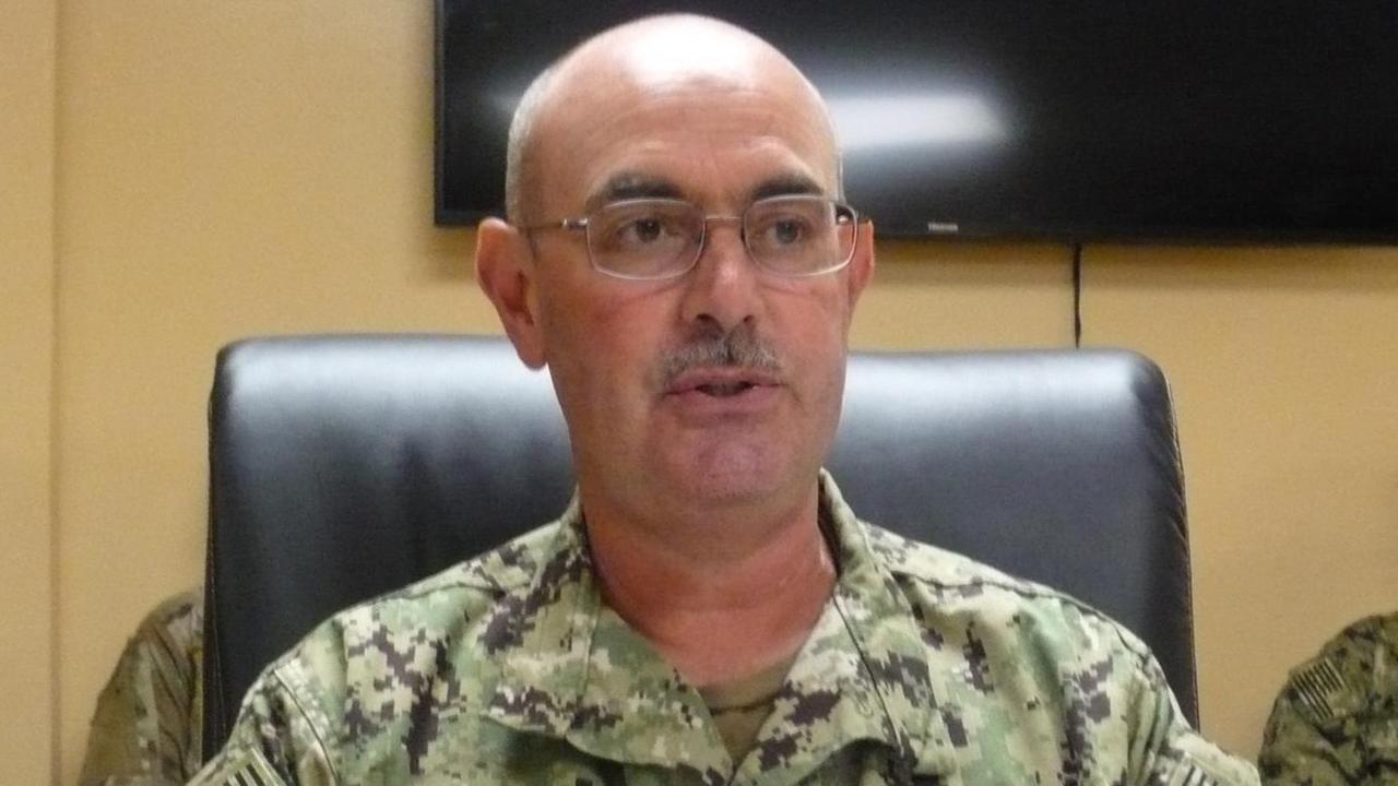 Konteradmiral John Ring von der Joint Task Force Guantanamo. Konteradmiral John Ring von der Joint Task Force Guantanamo.