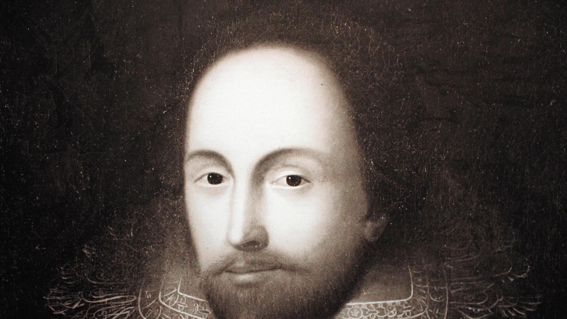 Ein bislang unbekanntes Portrait des englischen Lyrikers William Shakespeare, das im Februar 2014 in Mainz präsentiert wurde. Ein bislang unbekanntes Portrait des englischen Lyrikers William Shakespeare, das im Februar 2014 in Mainz präsentiert wurde.