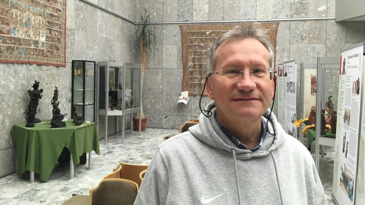 Georg Skrabania in seinem Museum Georg Skrabania in seinem Museum