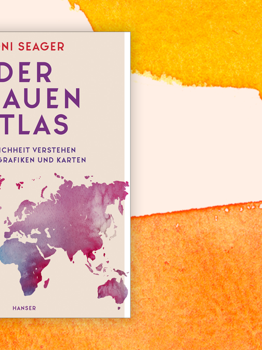 Zu sehen ist das Cover des Buches "Der Frauenatlas" von Joni Seager.
