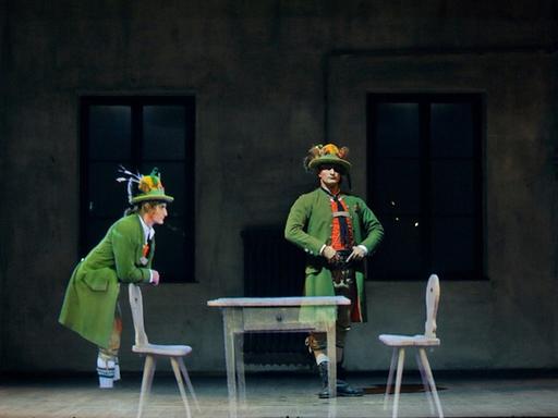Eine Szene aus der Oper "Der verschwundene Hochzeiter" von Klaus Lang, Diskurs Bayreuth - Bayreuther Festspiele 2018