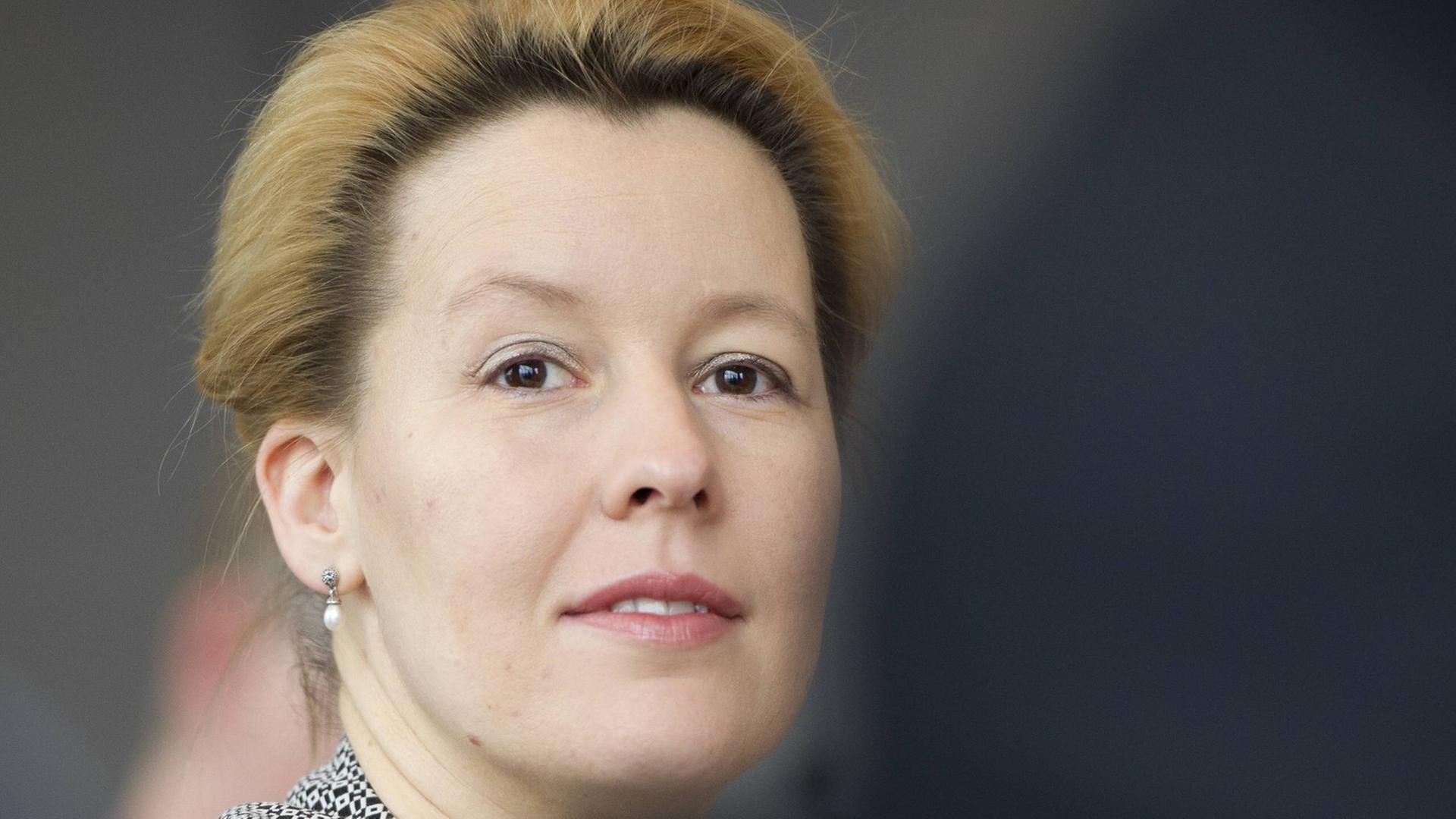 Franziska Giffey (SPD), Bezirksbürgermeisterin in Berlin-Neukölln Franziska Giffey (SPD), Bezirksbürgermeisterin in Berlin-Neukölln