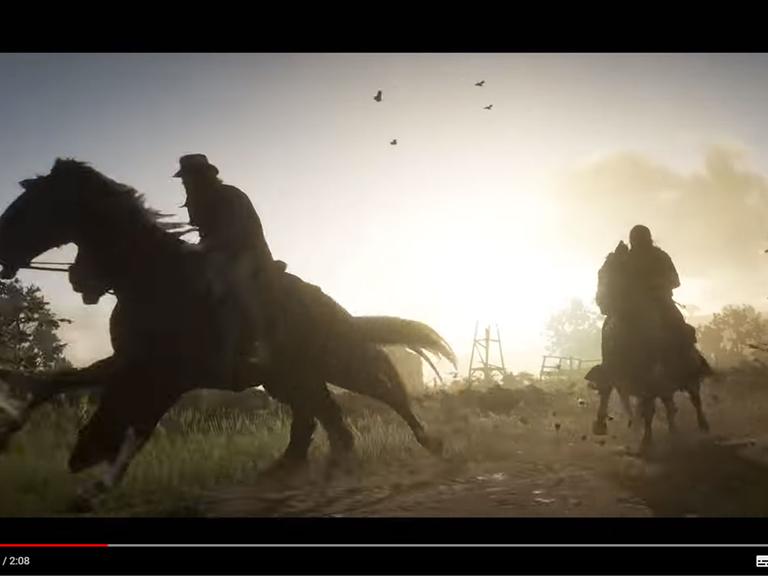 Youtube-Screenshot des Trailers zu "Red Dead Redemption 2"