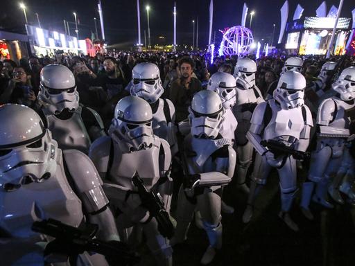 View of an event to promote the movie Star Wars during the Rock in Rio festival, in Rio de Janeiro, Brazil, 19. September 2015