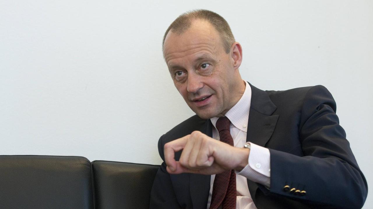 Strteitgespräch mit Robert Habeck B90/Grüne und Friedrich Merz CDU, 05.11.2015 Strteitgespräch mit Robert Habeck B90/Grüne und Friedrich Merz CDU, 05.11.2015
