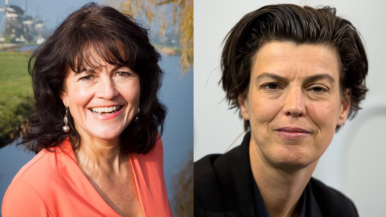 Die Journalistinnen Kerstin Schweighöfer (l.) und Carolin Emcke Die Journalistinnen Kerstin Schweighöfer (l.) und Carolin Emcke