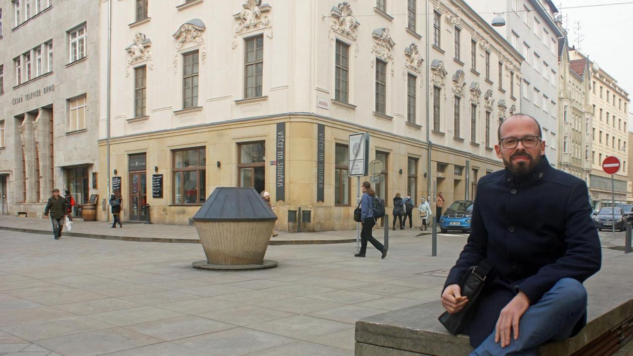 Unternehmer Tomas Izak in seiner Stadt Brünn Unternehmer Tomas Izak in seiner Stadt Brünn