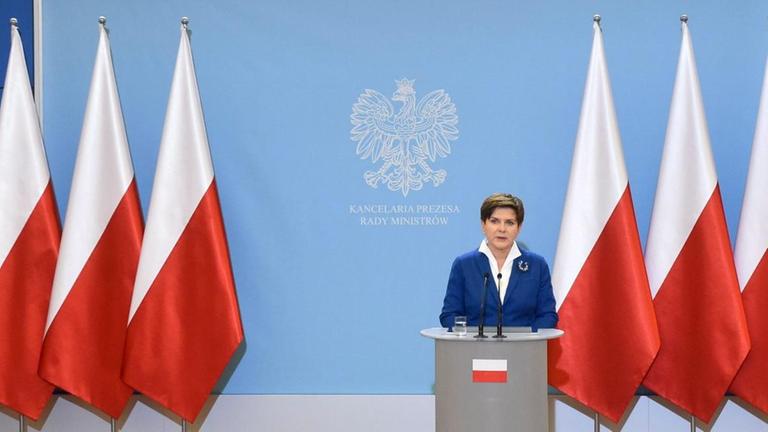 Die polnische Ministerpräsidentin Beata Szydlo