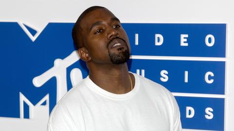US-Rapper Kanye West bei den MTV Video Music Awards im Madison Square Garden in New York am 28. August 2016