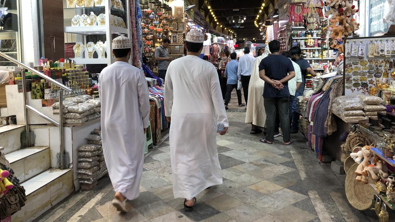 Im Souk in der Hauptstadt Maskat Im Souk in der Hauptstadt Maskat