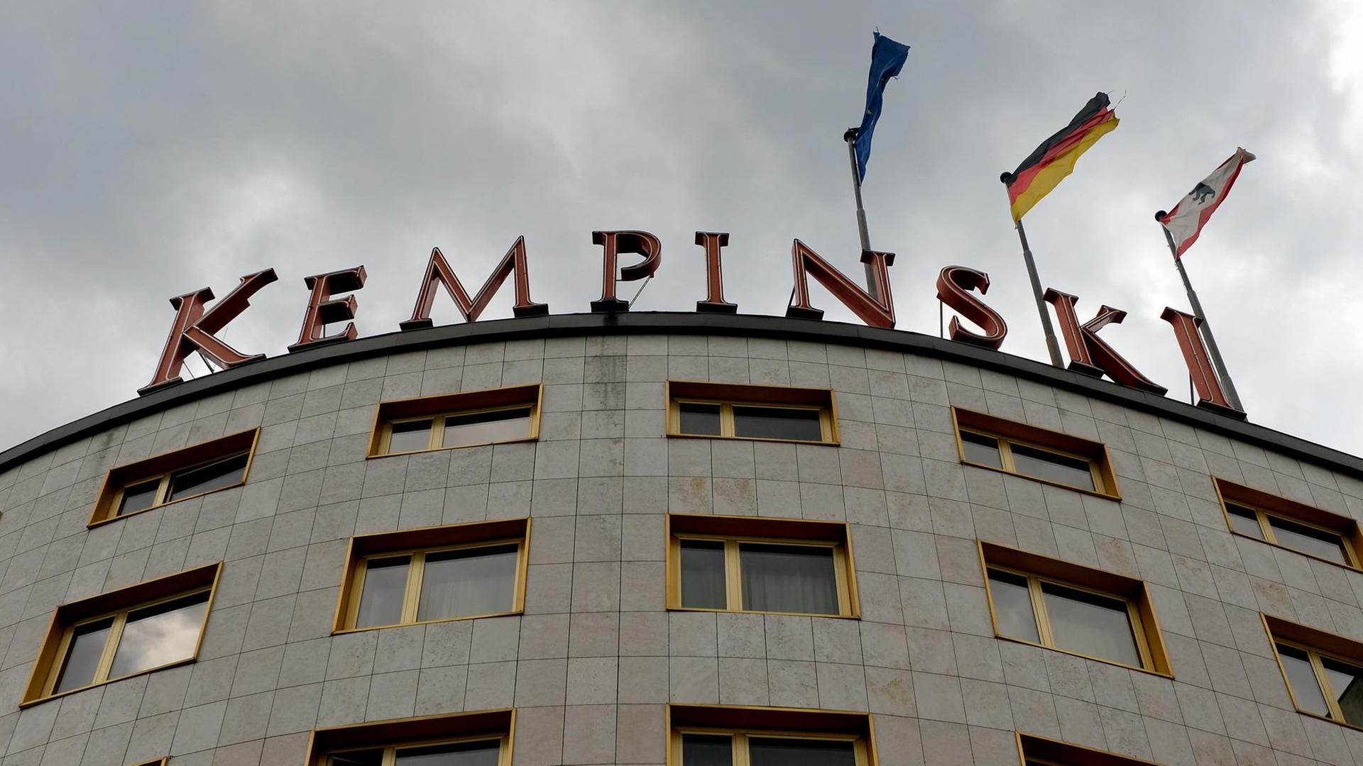 Das Hotels Kempinski in Berlin, aufgenommen am 11.08.2016. Das Hotels Kempinski in Berlin, aufgenommen am 11.08.2016.