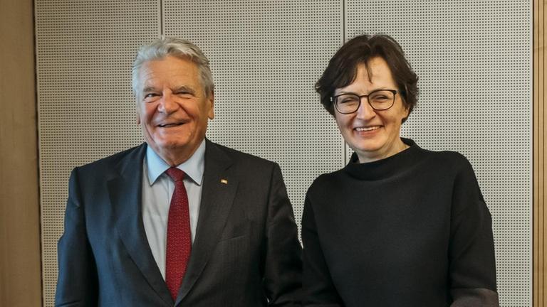 Joachim Gauck und Birgit Wentzin Joachim Gauck und Birgit Wentzin