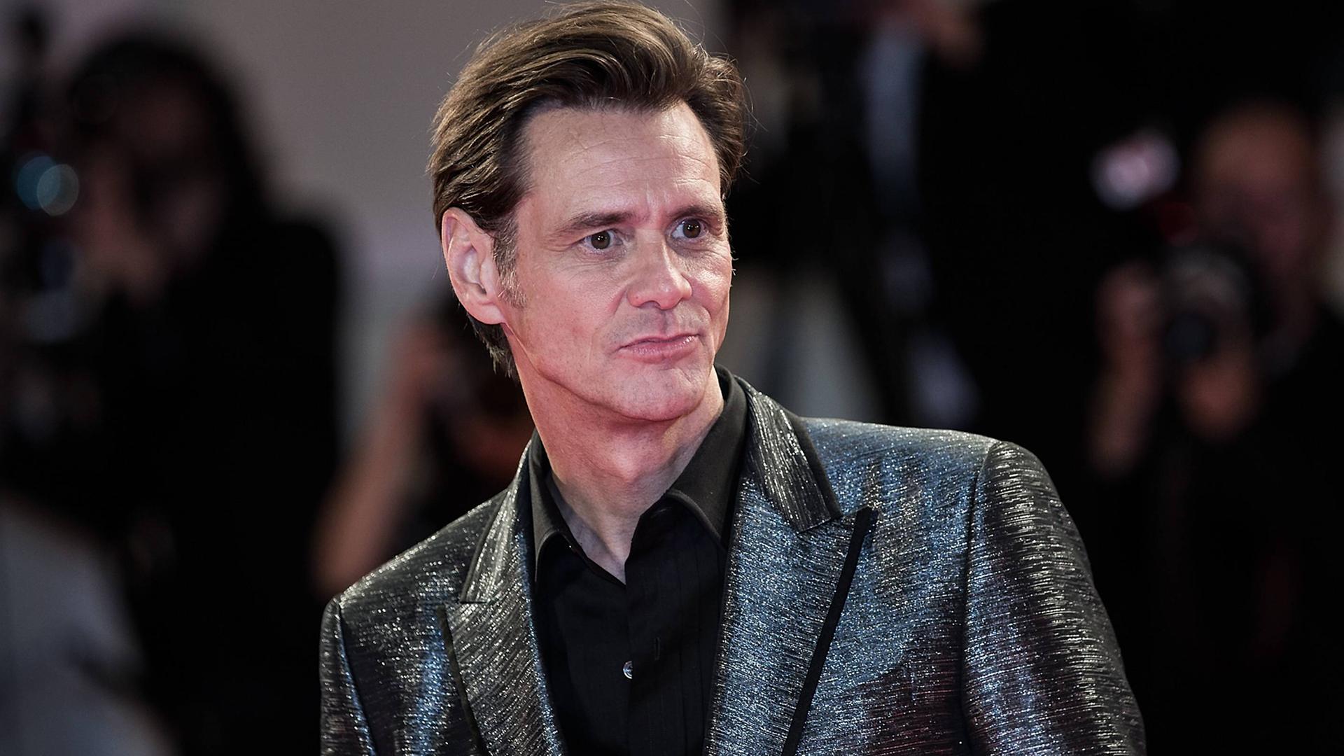 Der Schauspieler Jim Carrey beim Filmfestival von Venedig 2017 Der Schauspieler Jim Carrey beim Filmfestival von Venedig 2017