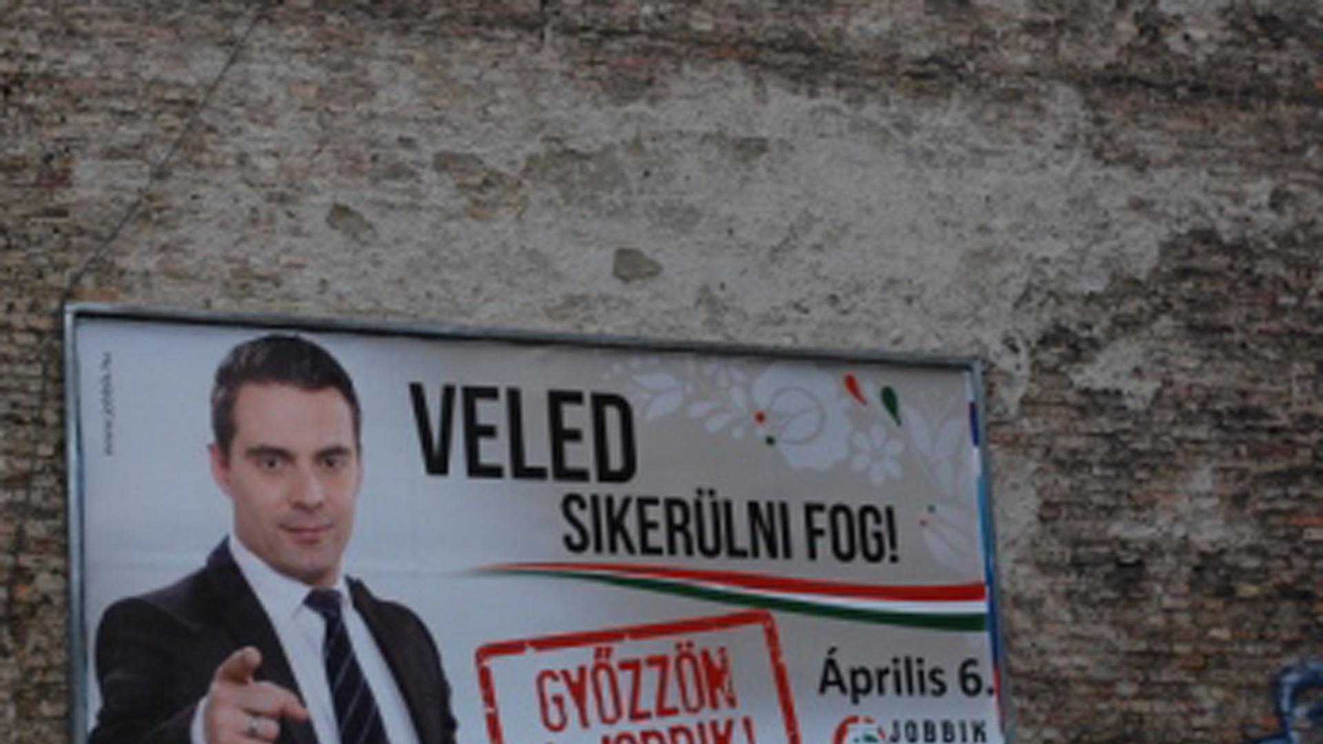 Plakat der rechtsextremen Jobbik Plakat der rechtsextremen Jobbik