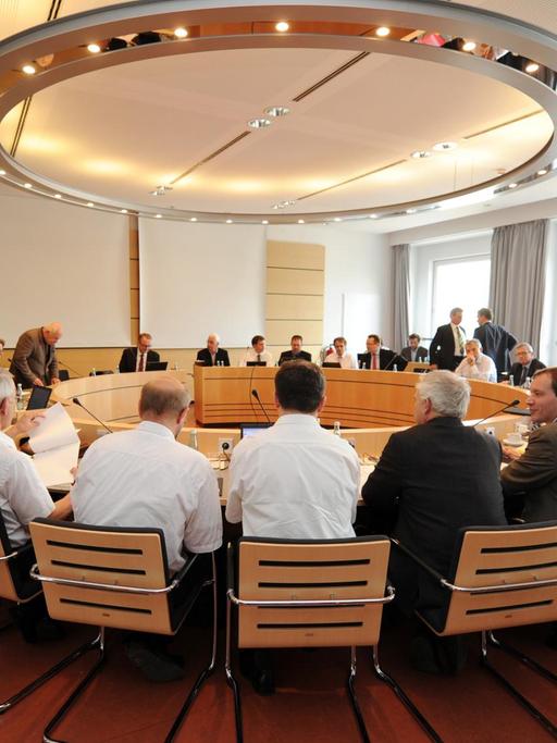 Die Verhandlungsrunde der Schlichtung zum Projekt Stuttgart 21