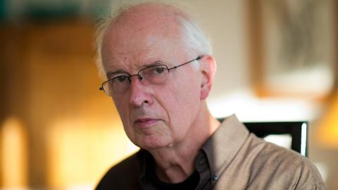 Der Komponist Udo Zimmermann 2013.