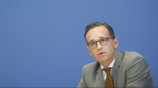 Bundesjustizminister Heiko Maas (SPD) bei einer Pressekonferenz