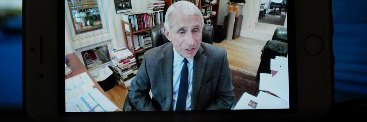 Der Immunologe Dr. Anthony Fauci bei der Senatsanhörung am 12.05.2020 zur Coronakrise in den USA Der Immunologe Dr. Anthony Fauci bei der Senatsanhörung am 12.05.2020 zur Coronakrise in den USA