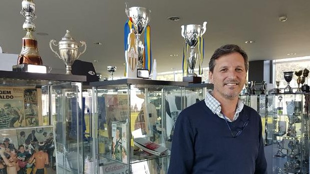 Ronaldos einstiger Trainer von Nacional Madeira, Pedro Talhinhas
Ronaldos einstiger Trainer von Nacional Madeira, Pedro Talhinhas