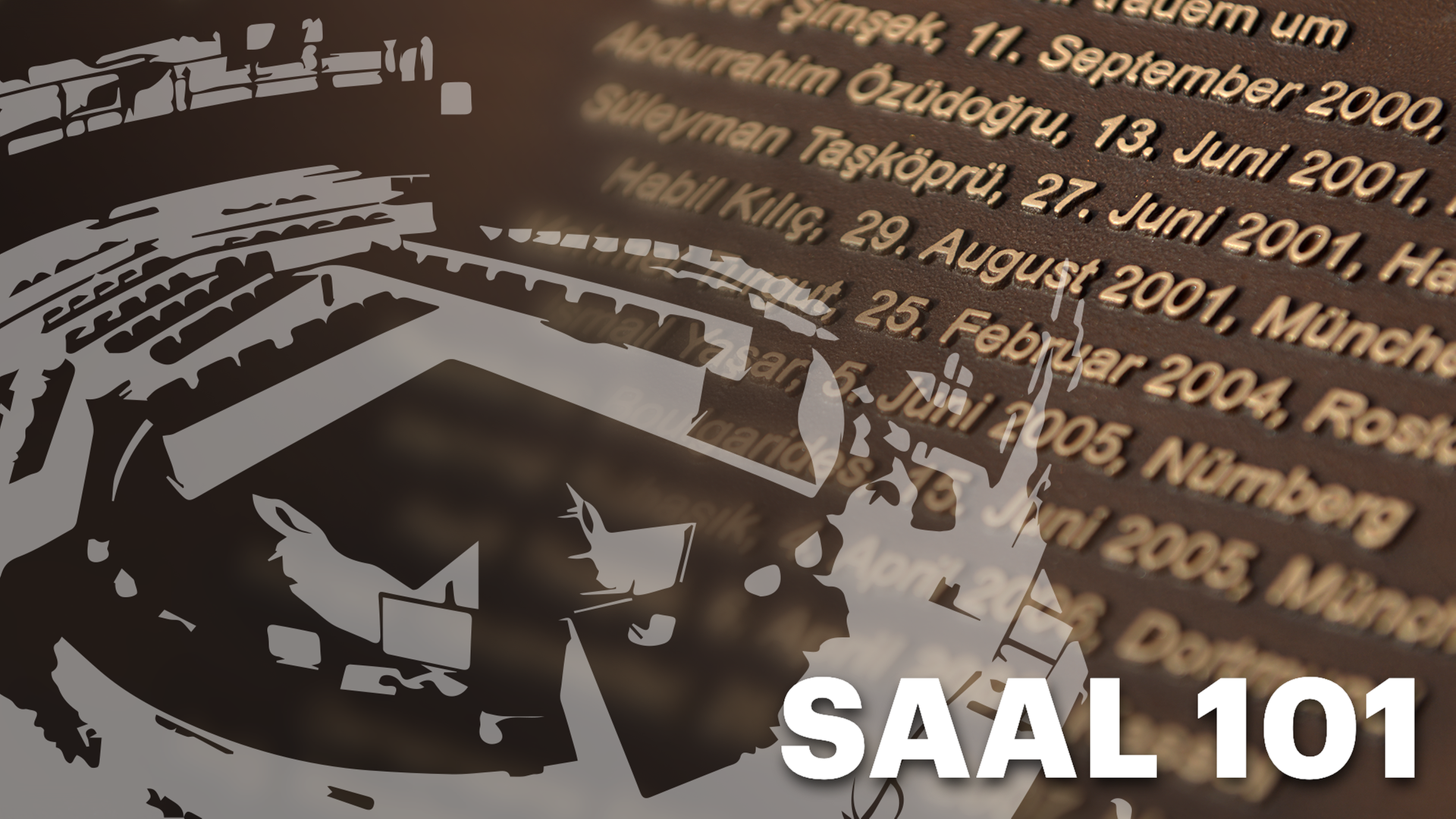Saal 101 – Dokumentarhörspiel zum NSU-Prozess Saal 101 – Dokumentarhörspiel zum NSU-Prozess