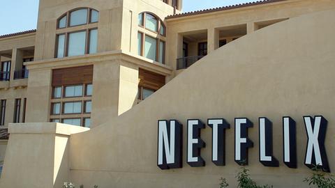 Hauptsitz vom Online-Videothek-Anbieter Netflix im Silicon Valley (01.04.2008)