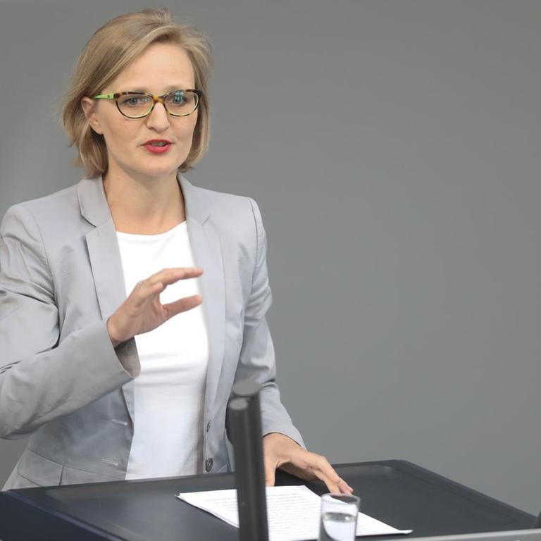 Die Grünen-Abgeordnete Franziska Brantner