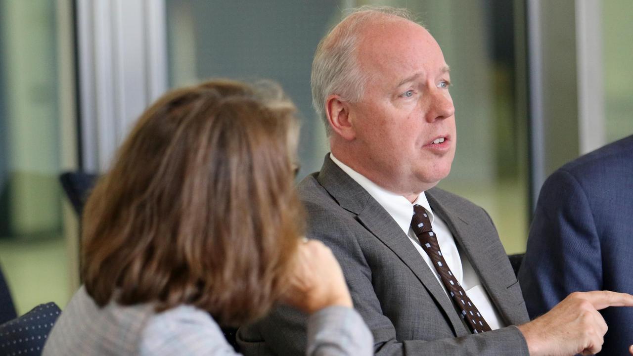 Kent Logsdon, Geschäftsträger US-Botschaft im Hintergrundgespräch beim DLF am 24.07.2017. Kent Logsdon, Geschäftsträger US-Botschaft im Hintergrundgespräch beim DLF am 24.07.2017.