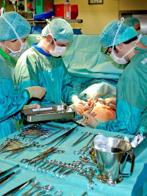 Eine Lungentransplantation in der Medizinischen Hochschule Hannover (MHH)