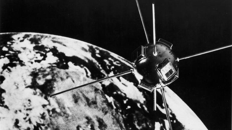 Der Satellit Vanguard-3 (Montage) wurde 1959 gestartet, sorgt aber noch immer für Weltraummüll