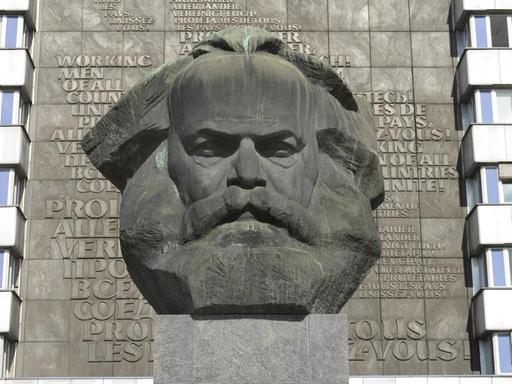 Das Karl-Marx-Monument in Chemnitz 