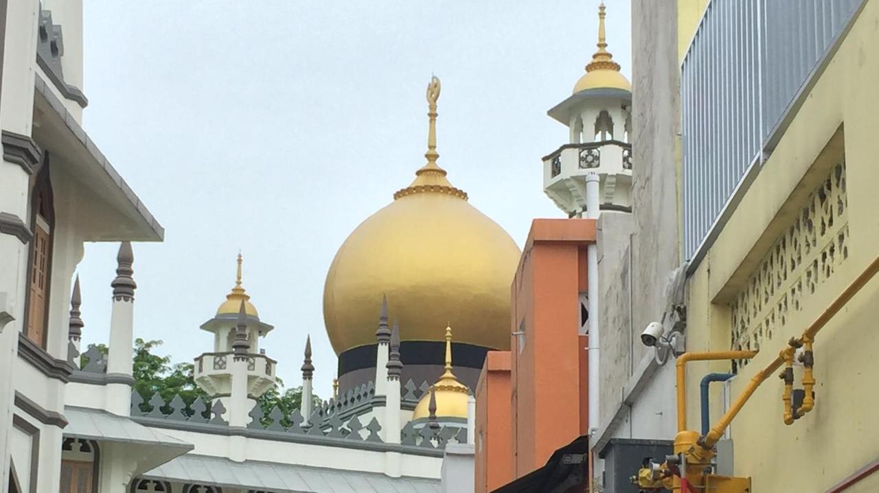 Die Sultan-Moschee im Singapurer Stadtviertel Kampong Glam.