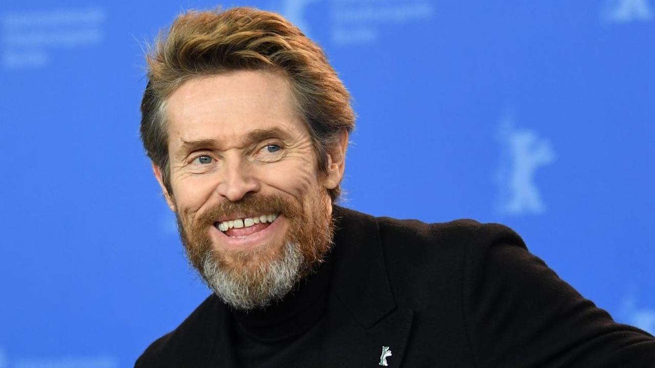 Der Schauspieler und Preisträger des Goldenen Ehrenbärs, Willem Dafoe, auf der Berlinale 2018. Der Schauspieler und Preisträger des Goldenen Ehrenbärs, Willem Dafoe, auf der Berlinale 2018.