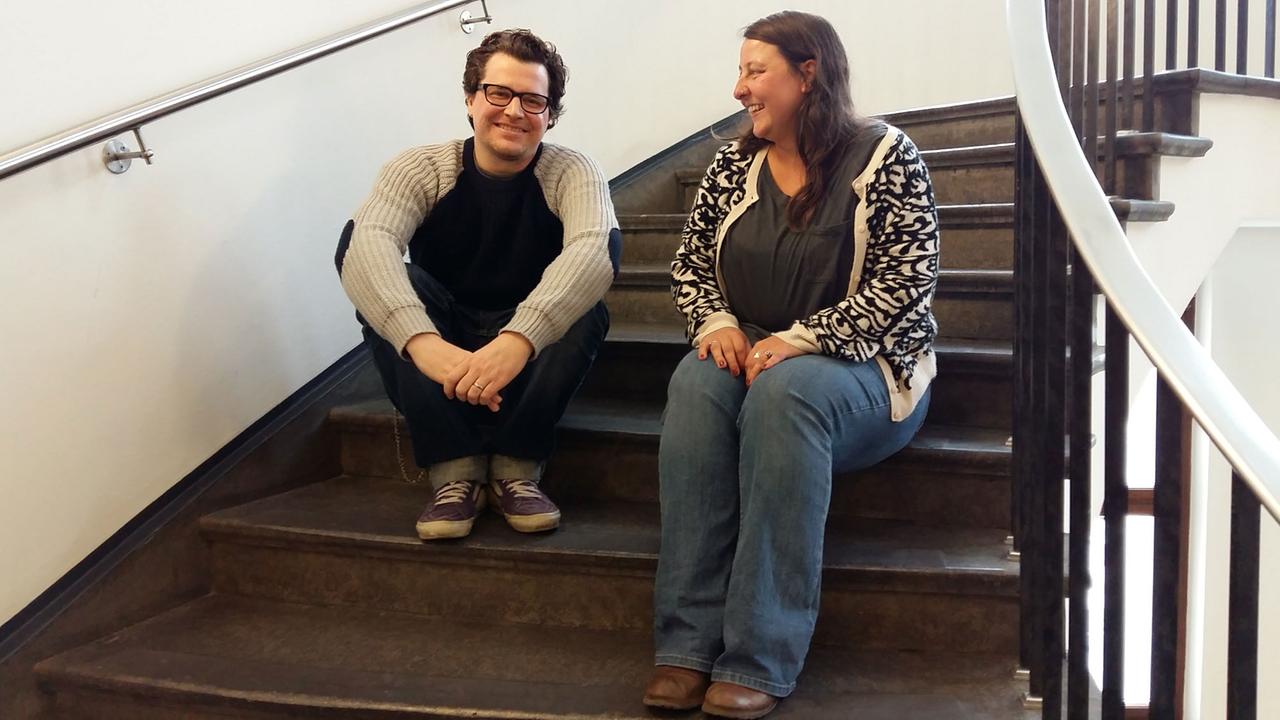 Götz Grandpierre und Jella Eifler von Qudosoft Götz Grandpierre und Jella Eifler von Qudosoft