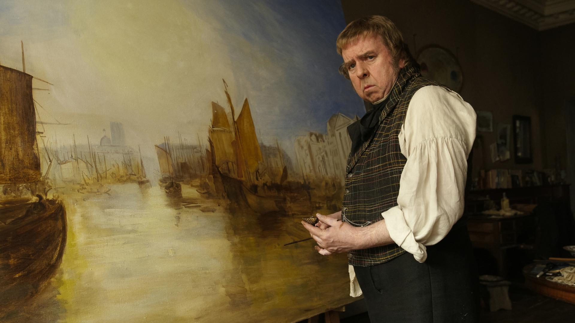 Timothy Spall als der Maler William Turner in dem Film "Mr. Turner - Meister des Lichts". Timothy Spall als der Maler William Turner in dem Film "Mr. Turner - Meister des Lichts".