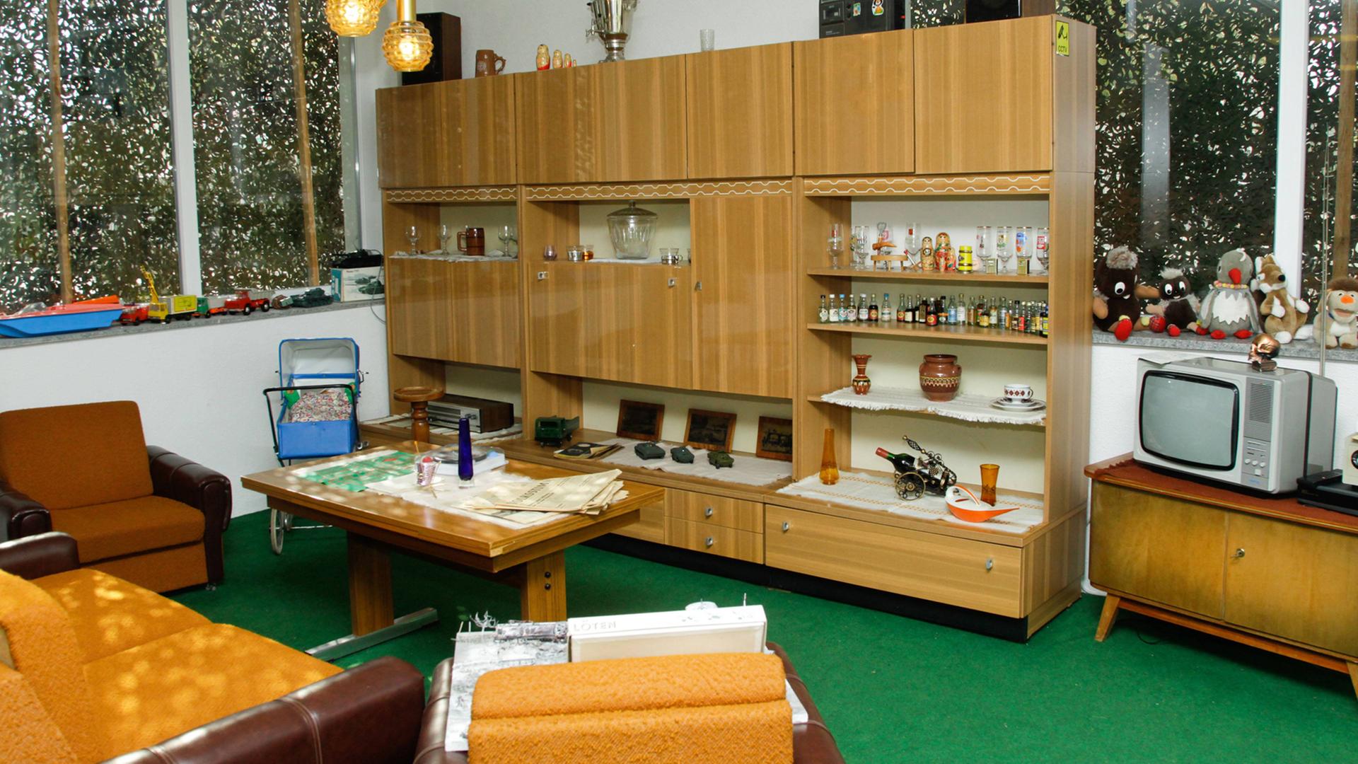 Nachgebautes DDR Wohnzimmer Nachgebautes DDR Wohnzimmer