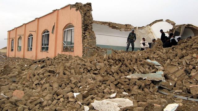 Grundschule in Afghanistan wurde angeblich von der Taliban gesprengt.